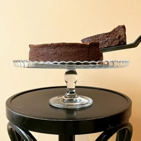 Chocolade- en karameltaart